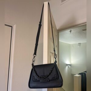Steve Madden Black Crossbody Bag with Chain Strap